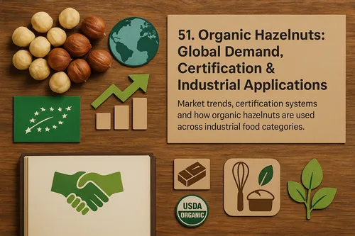 Organic hazelnuts and certification overview