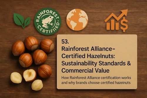 Rainforest Alliance certified hazelnuts