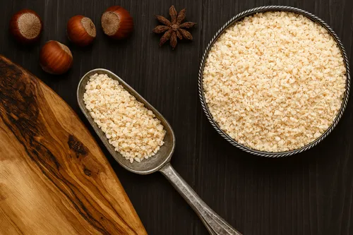 Hazelnut meal and hazelnut flour